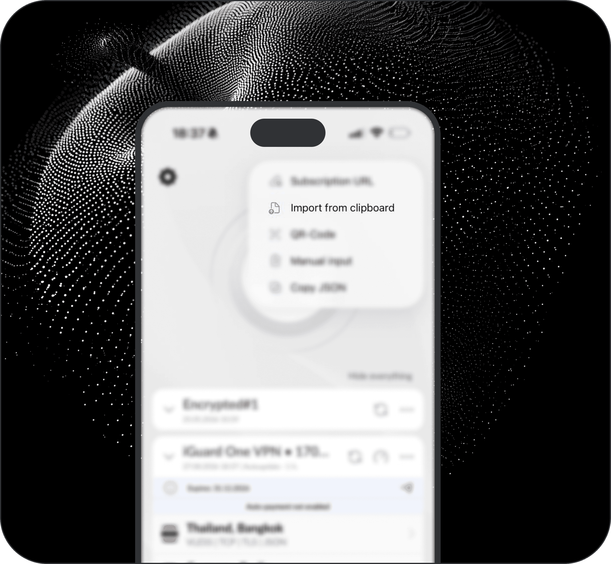 Add your iGuard access key